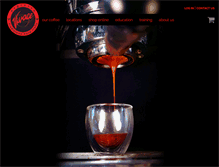 Tablet Screenshot of espressovivace.com